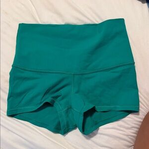 Teal Women's High-Waisted Shorts
